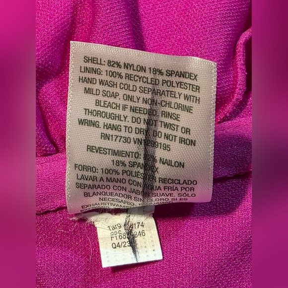 Bandeau Swim Top W/Detachable Straps by Wild Fable- Size XS  NWOT - Picture 5 of 6